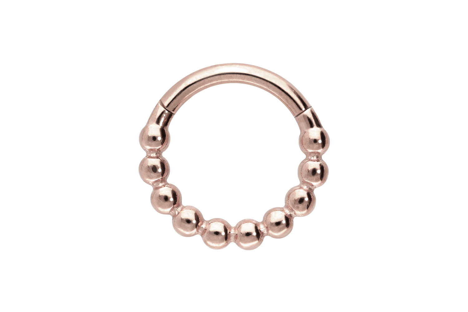 Titan Segmentring Clicker Piercing KUGELN